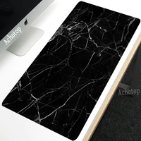 1pc large marble grain natural rubber mouse pad office computer desk mat modern table game keyboard laptop cushion accessories