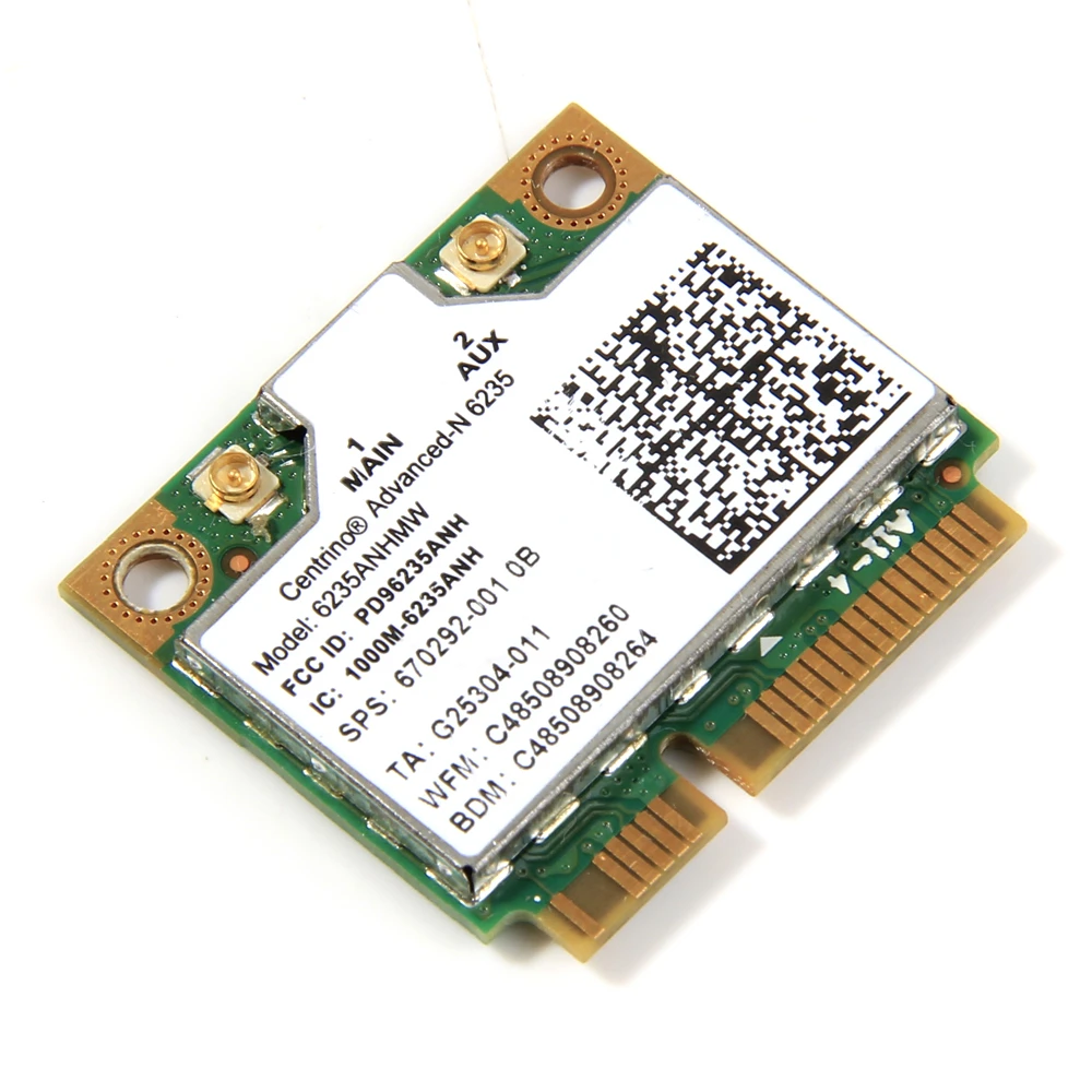 Dual Band Centrino Advanced-N 6235 6235ANHMW 2.4&amp5G 300Mbps WiFi Bluetooth 4.0 Mini PCIe Wireless Network Wlan Card | Компьютеры и