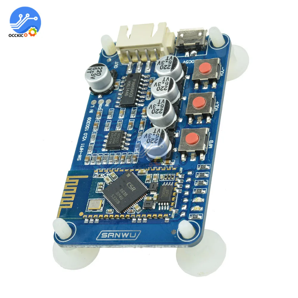 Плата усилителя модуль Bluetooth плеера динамик 4 0 HF11 плата цифрового аудиоприемника