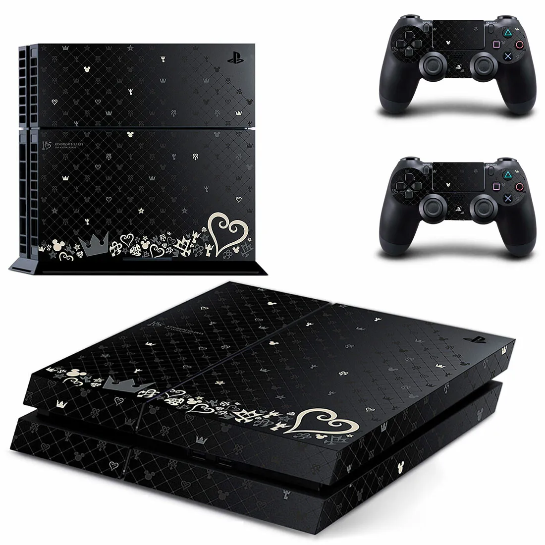 Kingdom Hearts PS4 Stickers Play station 4 Skin Sticker Decals Cover For PlayStation 4 PS4 Console & Controller Skins Vinyl
