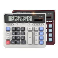 sharp el 2135 computer large button calculator bank financial accounting special large desktop office business calculadoras