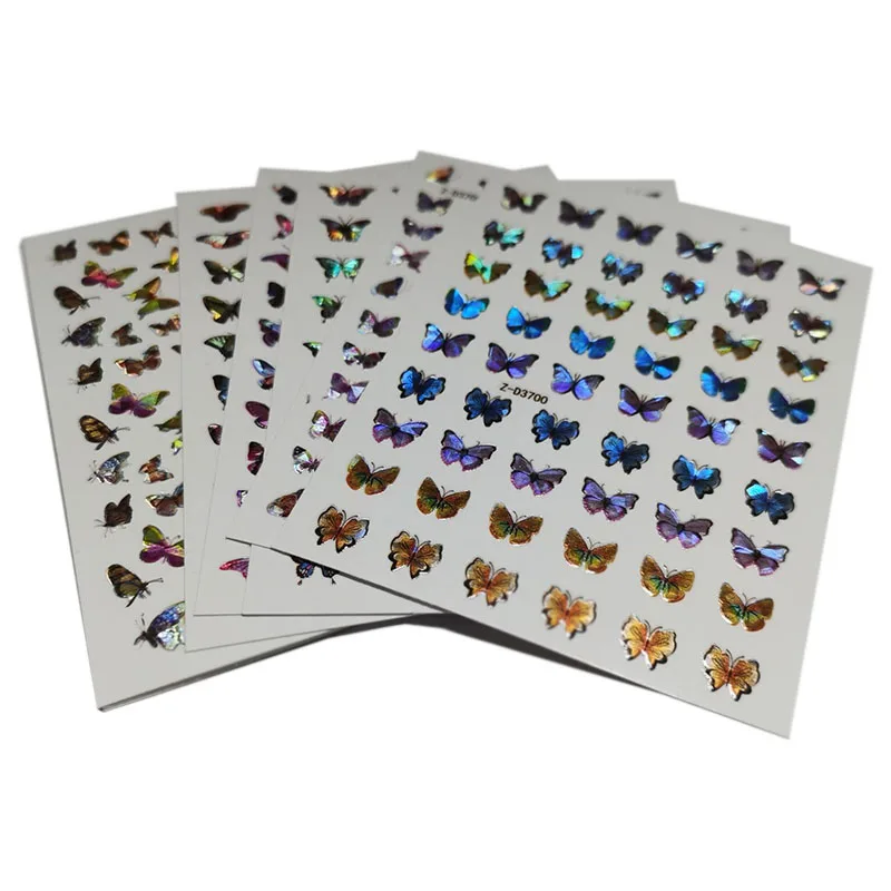 1 лист наклейки-бабочки для дизайна ногтей | Красота и здоровье