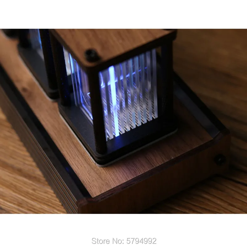 RGB псевдо светящиеся трубчатые часы DIY kit светодиодный рабочий стол креативное