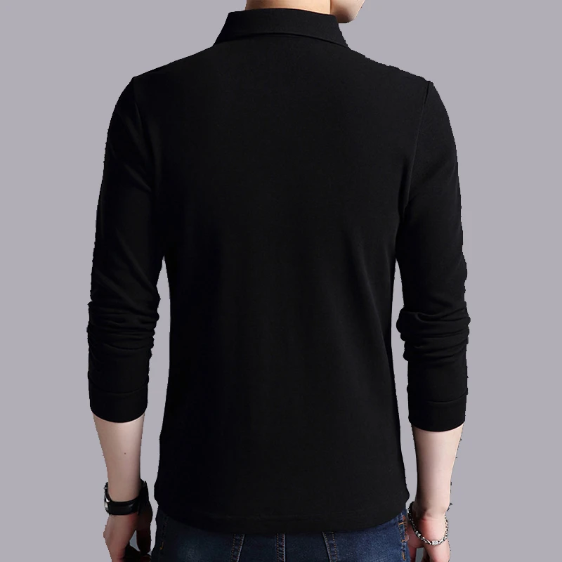 TFETTERS модная Корейская футболка размера плюс однотонная хлопковая с длинными