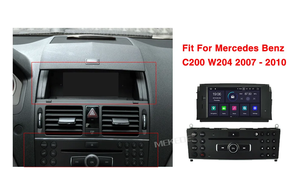 PX5 android 9,0 4 Гб+ 64 Гб автомобильное радио gps навигация для Mercedes Benz C200 C180 W204 2007-2010 с wifi BT carplay USB navi