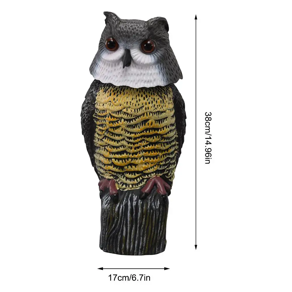 Пугало поддельные Совы декорации ручная роспись реалистичный садовый защитник