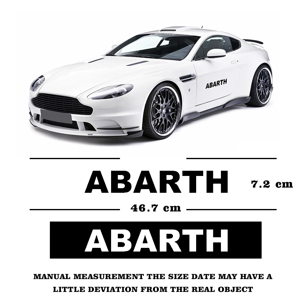 

1pc Car Stickers Reflective Stickers Vinyl Decals Car Styling For Abarth 500 Stilo Ducato Palio Bravo Doblo Auto Accessories