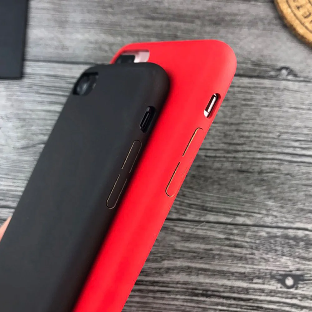 Матовый разноцветный чехол для Apple Phone iPhone 11 Pro X XR XS Max 6 6s7 8 Plus силиконовый мягкий