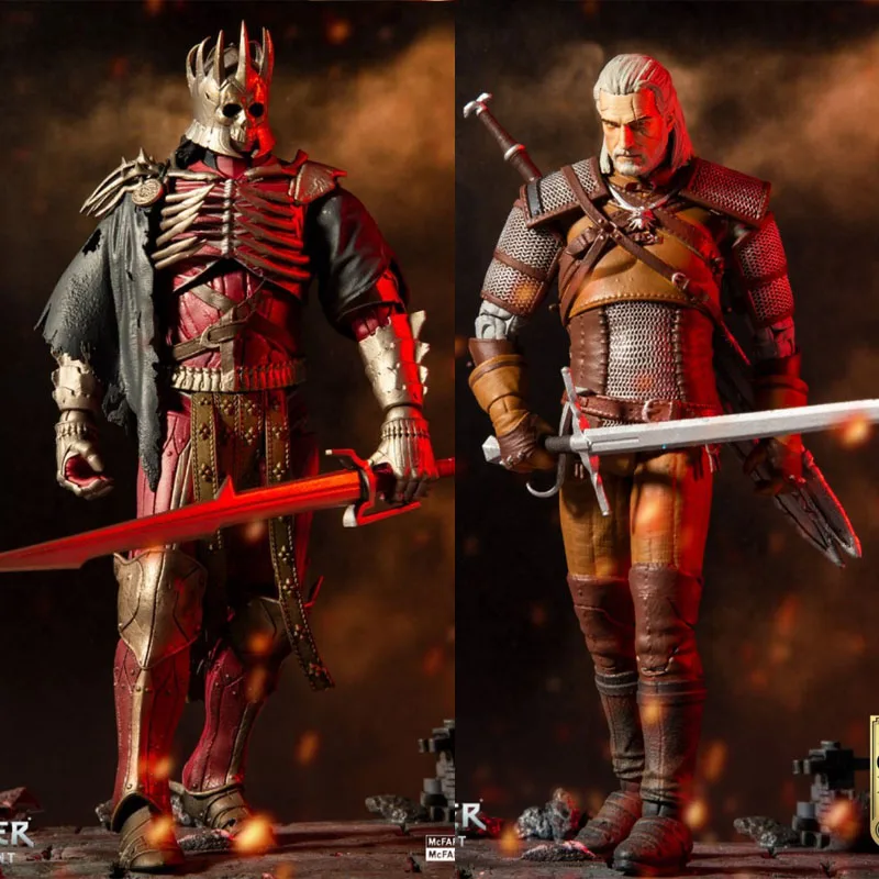 Продажа Мафарлейн Ведьмак-Эд Геральт & эрдин & Цири шарнирная фигурка модели игрушки 17 см