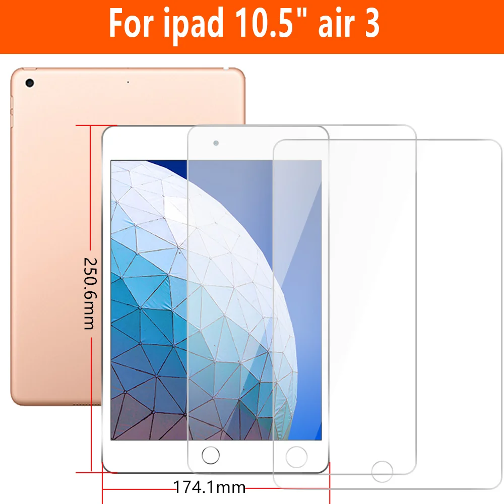 IPAD105 GHM2 Закаленное стекло для ipad 9,7 Air 1 2 протектор экрана для ipad mini 5 4 защитная пленка для ipad 10,5 air3 ipad 10,2 Pro 7th - Цвет: IPAD105 GHM2