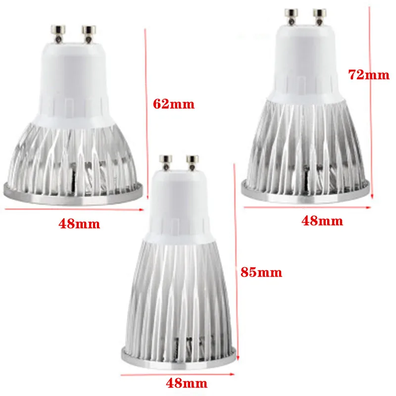 Супер яркий GU10 Светодиодный ламповый светильник с регулируемой яркостью лампада