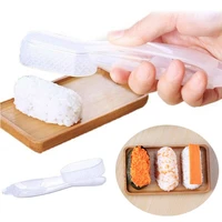 1pc sushi mold maker with handle onigiri mould bento accessories rice ball bento presses mold tool diy kitchen sushi making tool