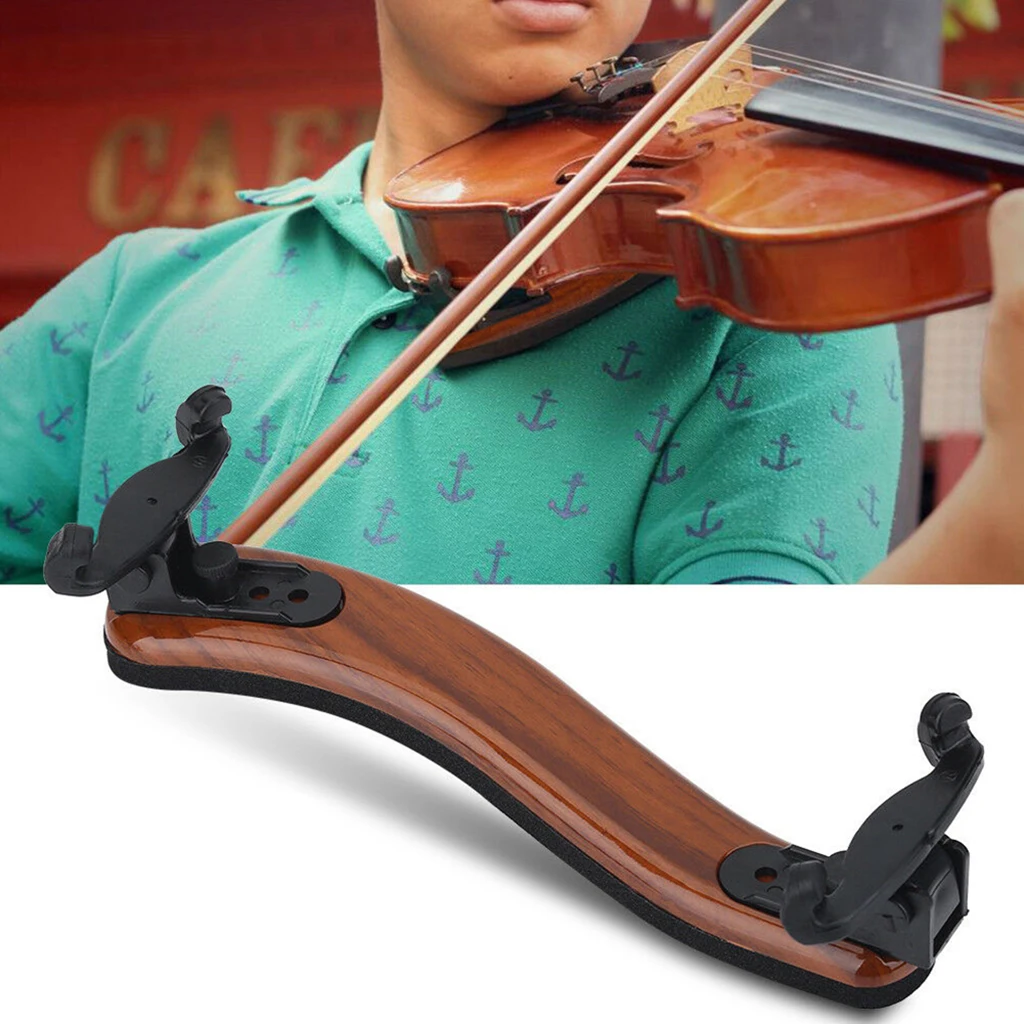 

Professional Wood Violin Shoulder Rest Supporter 3/4 4/4 Violins Black