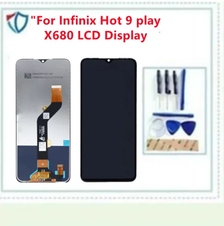 ЖК-дисплей 6 82 дюйма для Infinix Hot 9 play X680 сенсорная панель дигитайзер Hot9 X680B X680C