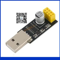 5pcs only good quality ch340 usb to esp8266 esp 01 wifi module adapter computer phone wireless communication microcontroller