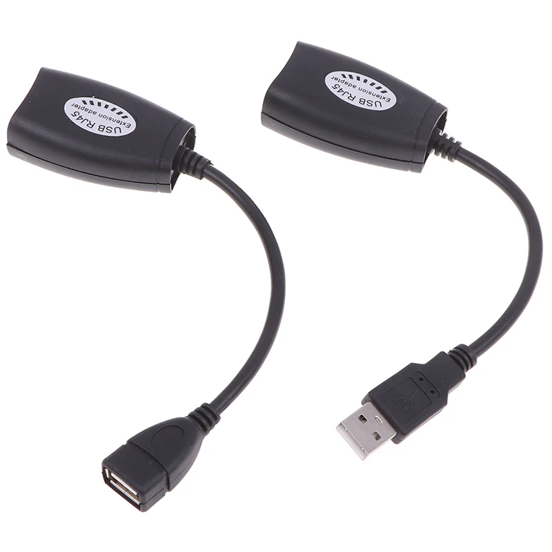 USB UTP удлинитель адаптера через один RJ45 Ethernet CAT5E 6 кабель до 150 футов | Компьютеры и