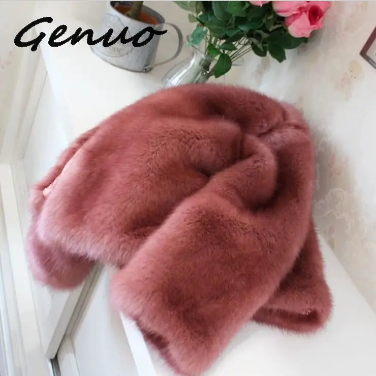 Women Winter Jackets Coats 2020 Thicken Warm Faux Fur Coat Outerwear Casual Shaggy Fake Fur Jacket Female Cozy Long Overcoats