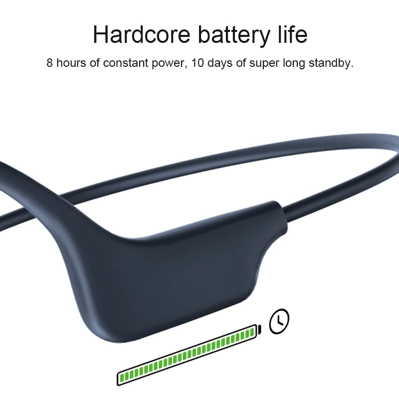 

NEW Bluetooth Headset Wireless Sports Earphone Fitness Double Ear Hanging Ear Headphone Waterproof 120mAh Battery Earplugs