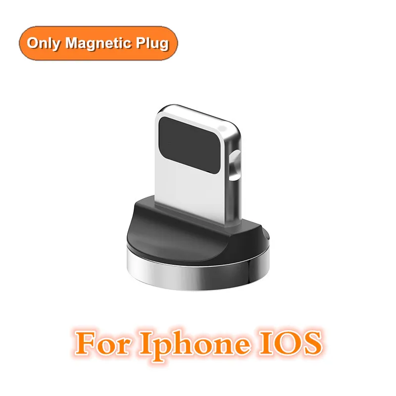 Быстрая зарядка USB кабель для Iphone TYPE-C Micro USB кабель для передачи данных магнитный разъем для Xiaomi Redmi samsung oppo зарядное устройство 1 м 2 м линия - Цвет: For Iphone Plug