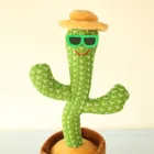 Забавное 32 см электрическое танцевальное растение кактус плюшевая игрушка с музыкой для детей Подарки для детей украшение для дома и офиса