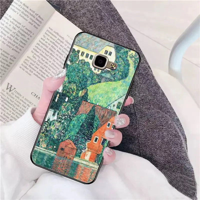 

Gustav Klimt Art Painting Phone Case For Samsung Galaxy A30 A20 S20 A50S A30S A71 A10 A10S A7 A8 A6 plus Cases