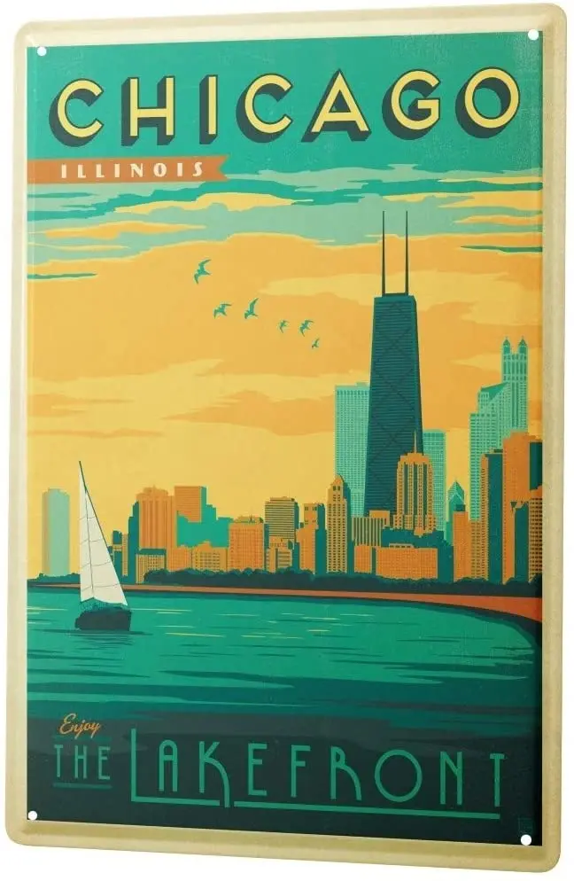 

Жестяной металлический знак 8X12, с 2004 года