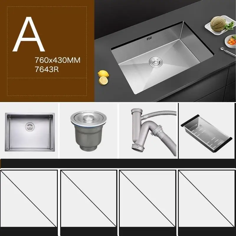 Встроенная Lavandino Banheiro Evier Acero Inox Portatil Lavello Cucina кухня Cuba Pia Cozinha Fregadero De Cocina раковина для мытья посуды - Цвет: Number 18