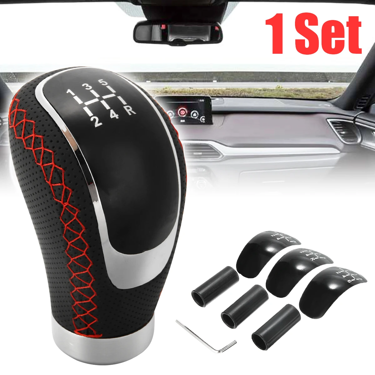 Универсальный сменный ручной рычаг переключения передач из натуральной