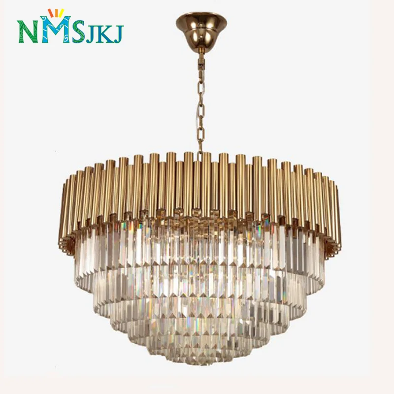 Современный топ из нержавеющей стали с золотым покрытием светодиодный