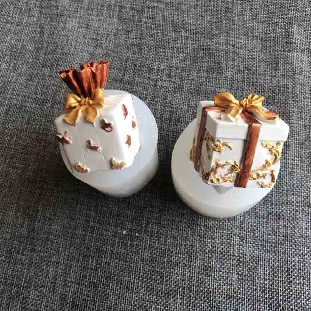 Рождественская Подарочная коробка форма для свечей Ароматических Свечей