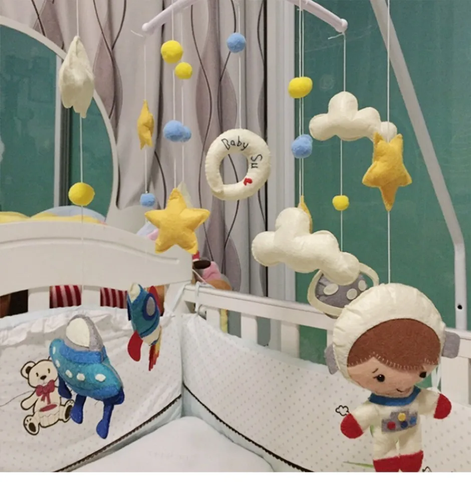 Baby Mobile Rattles Toys baby 0-12 Months Carousel Crib Holder Bed Bell Mom Handmade for Newborns To | Игрушки и хобби