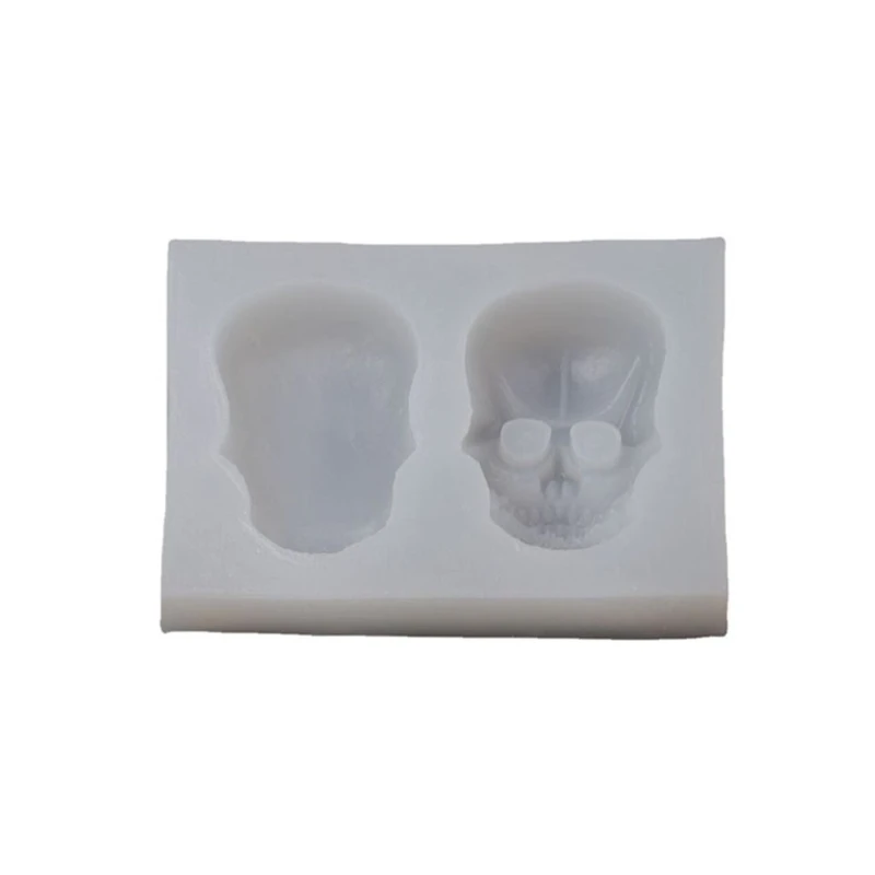 

3D Skull Shape Big Size Silicone Molds for Halloween Ornament DIY Supplies Props DIY Halloween Aromatherapy Making Mold