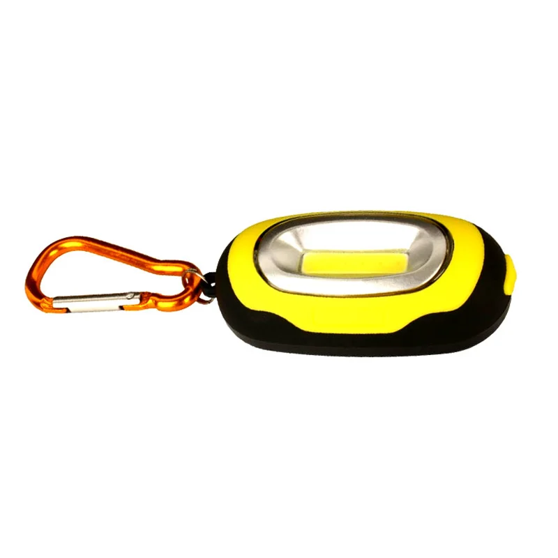 1 шт. портативный мини COB LED брелок флэш светильник фонарь лампа с карабином для
