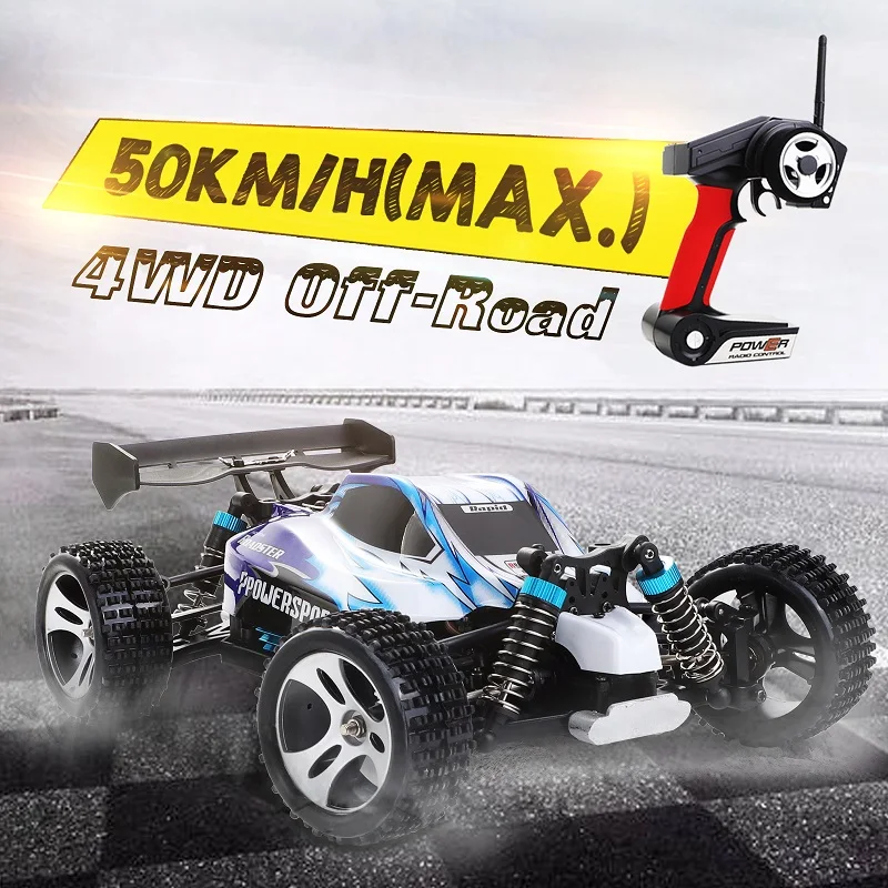 1/18 4WD гоночный автомобиль 50 км/ч Электрический дистанционный Радиоуправляемый
