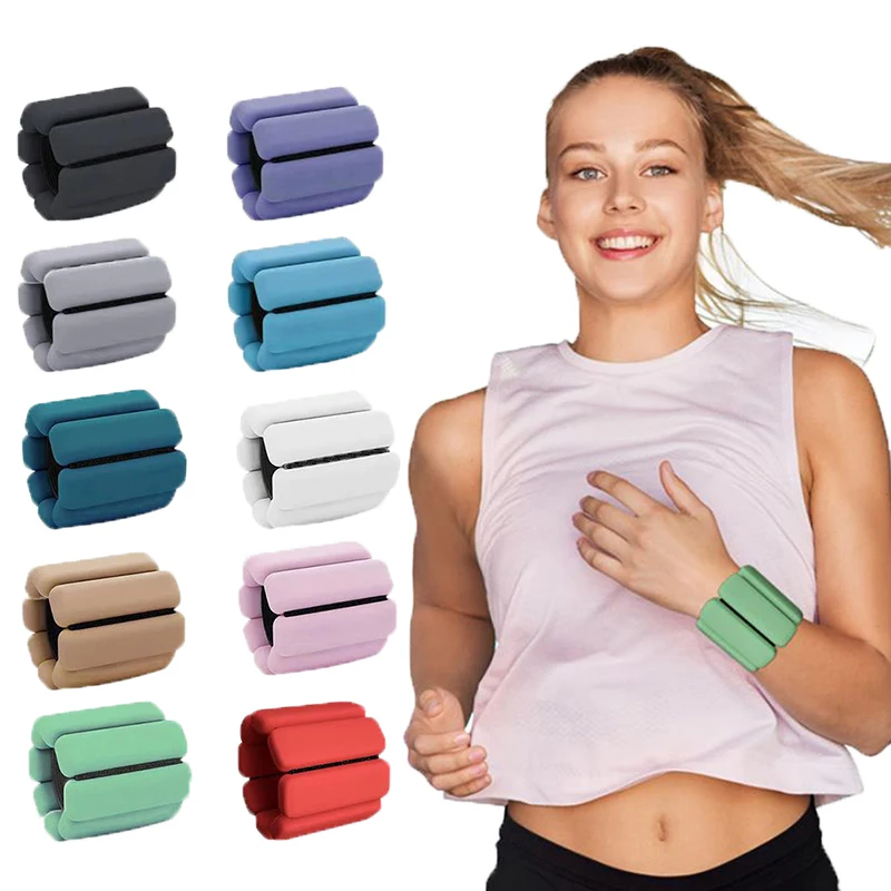 

Weight Wristband Silicone Weight-bearing Bracer Adjustable Waterproof Yoga Practice Running Sports Training Fitness Wristband