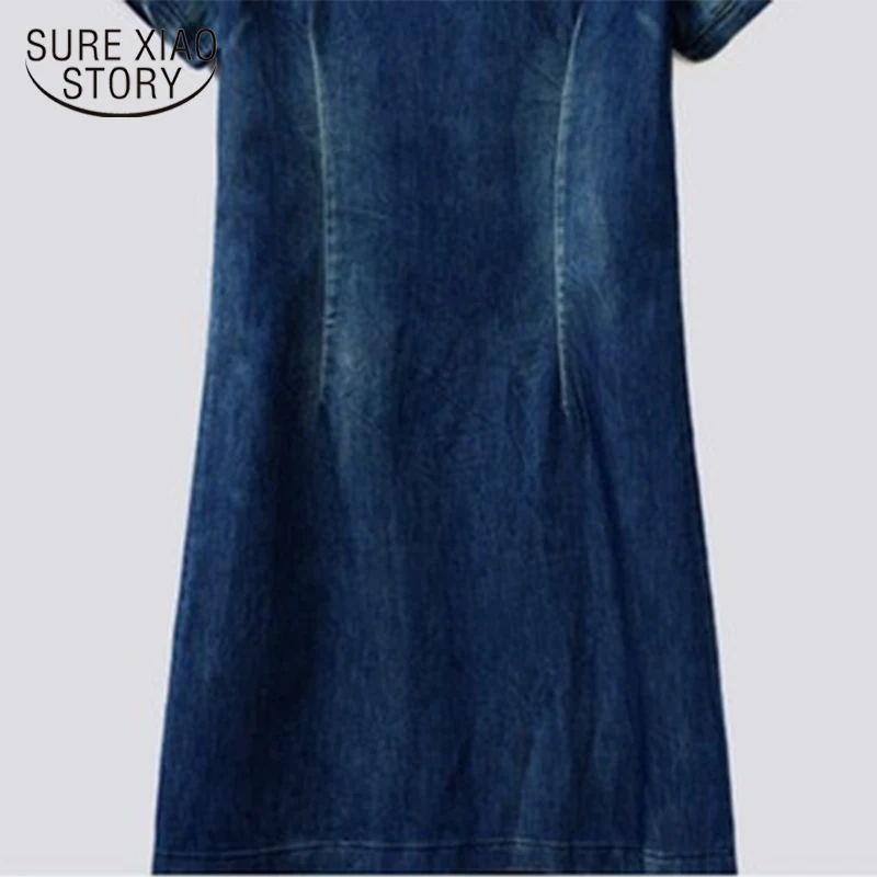 новые лето Мода элегантный джинсовый платье Горячие Продажа случайные свободные