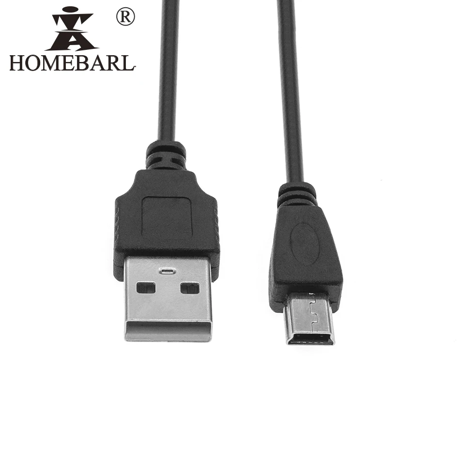 HOMEBARL Синхронизация данных мини USB 5 контактов адаптер зарядное устройство V3 кабель для MP3 MP4 MP5 плеер камера Радио Передача зарядный кабель