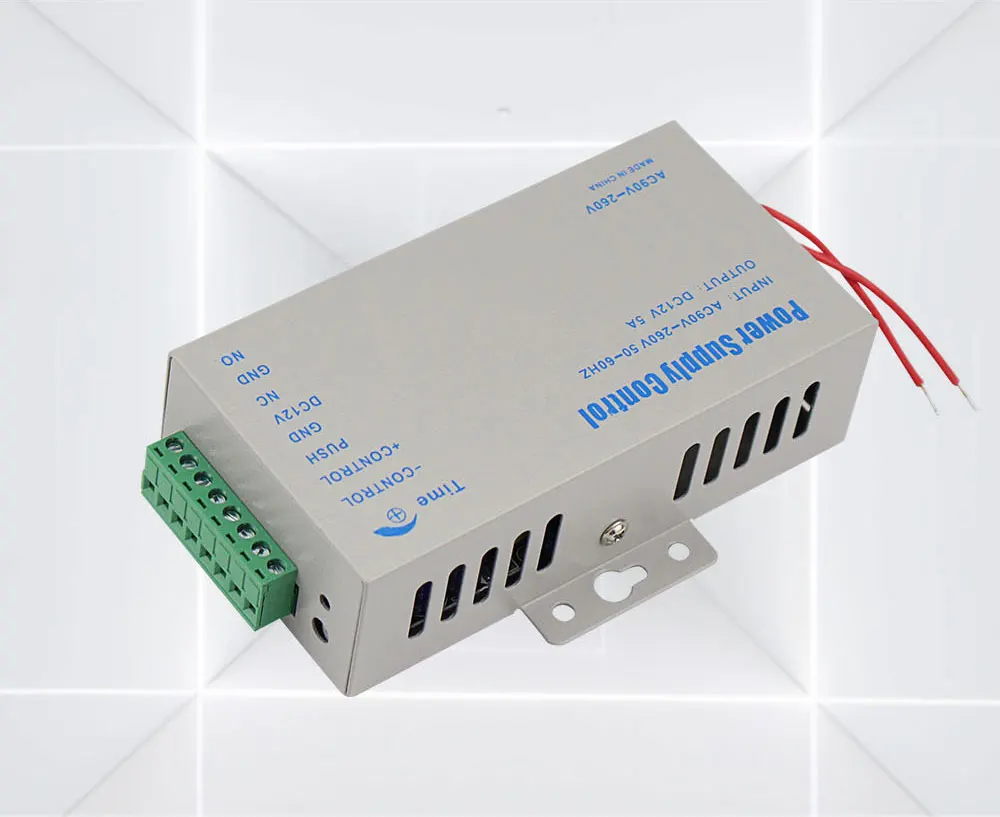 DC12V/5A AC110-260 управление доступом контроллер электропитания NC NO COM выход для видеодомофона системы двери электрические замки дистанционного управления
