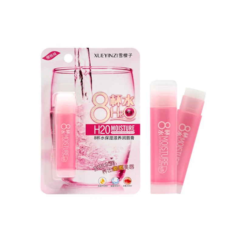 Бальзам для губ с 8 чашками водо увлажняющий бальзам и бесцветный студенческий
