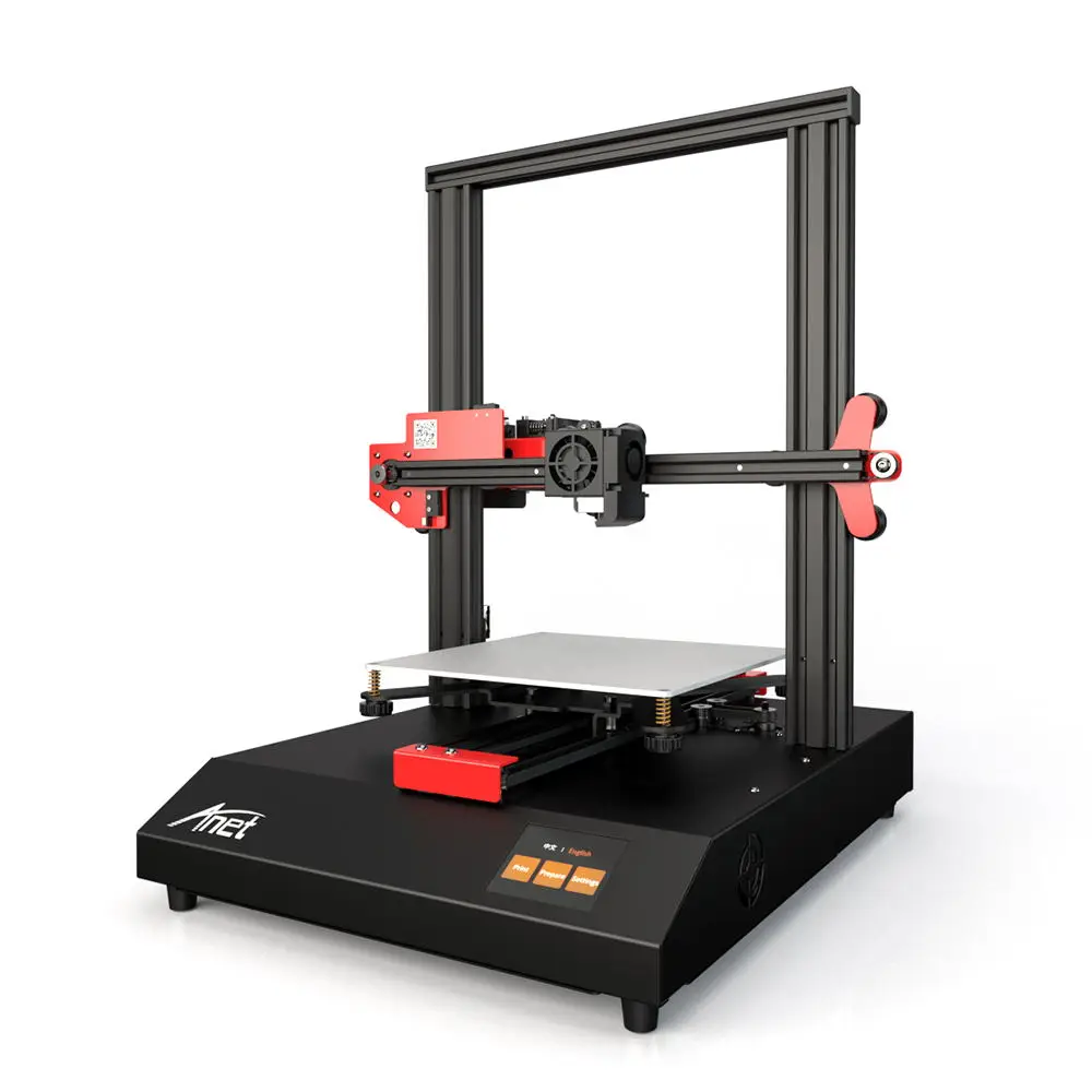 Anet ET4 3d принтер с 2,8 дюймовым цветной сенсорный экран, печатная печать с отключением питания/Обнаружение накаливания/автоматическое выравнивание