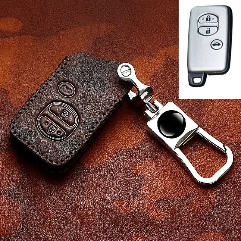 Пульт дистанционного управления из натуральной кожи для автомобильного брелка