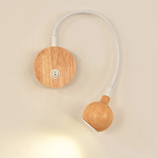 

Настенные светильники QUASHION из дерева, бурливуд, 3Вт