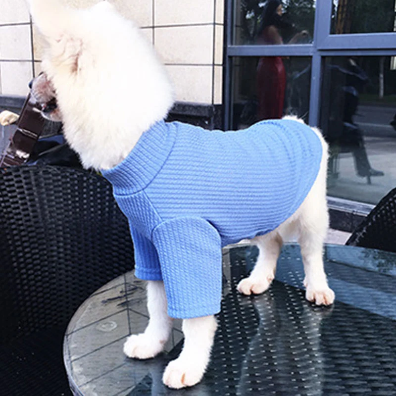 

Dog Casual T-shirts Cat Fashionable Bottoming Shirts Bipeds Outer Wear Spring Autumn Comfortable Classic Pet Clothing Supply