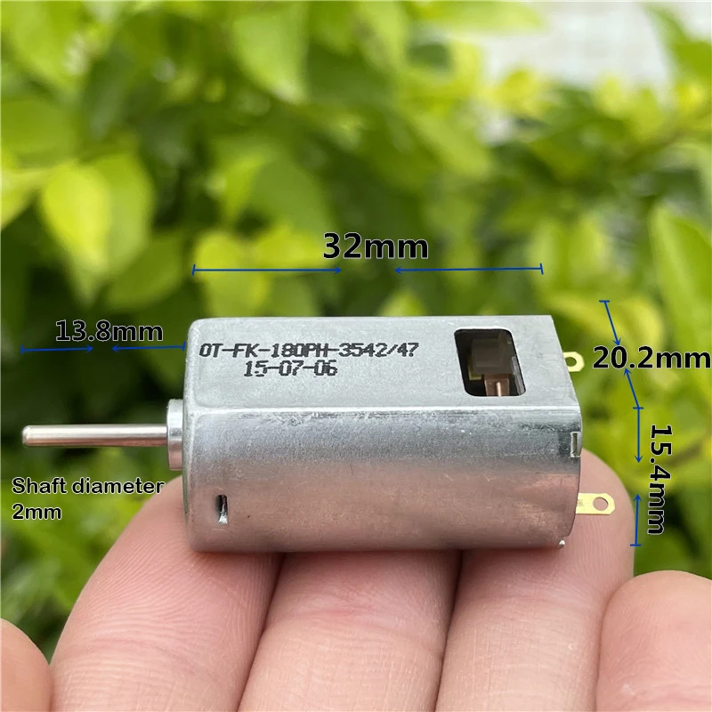 Высокоскоростная Угольная щетка с большим крутящим моментом 3-6 В постоянного