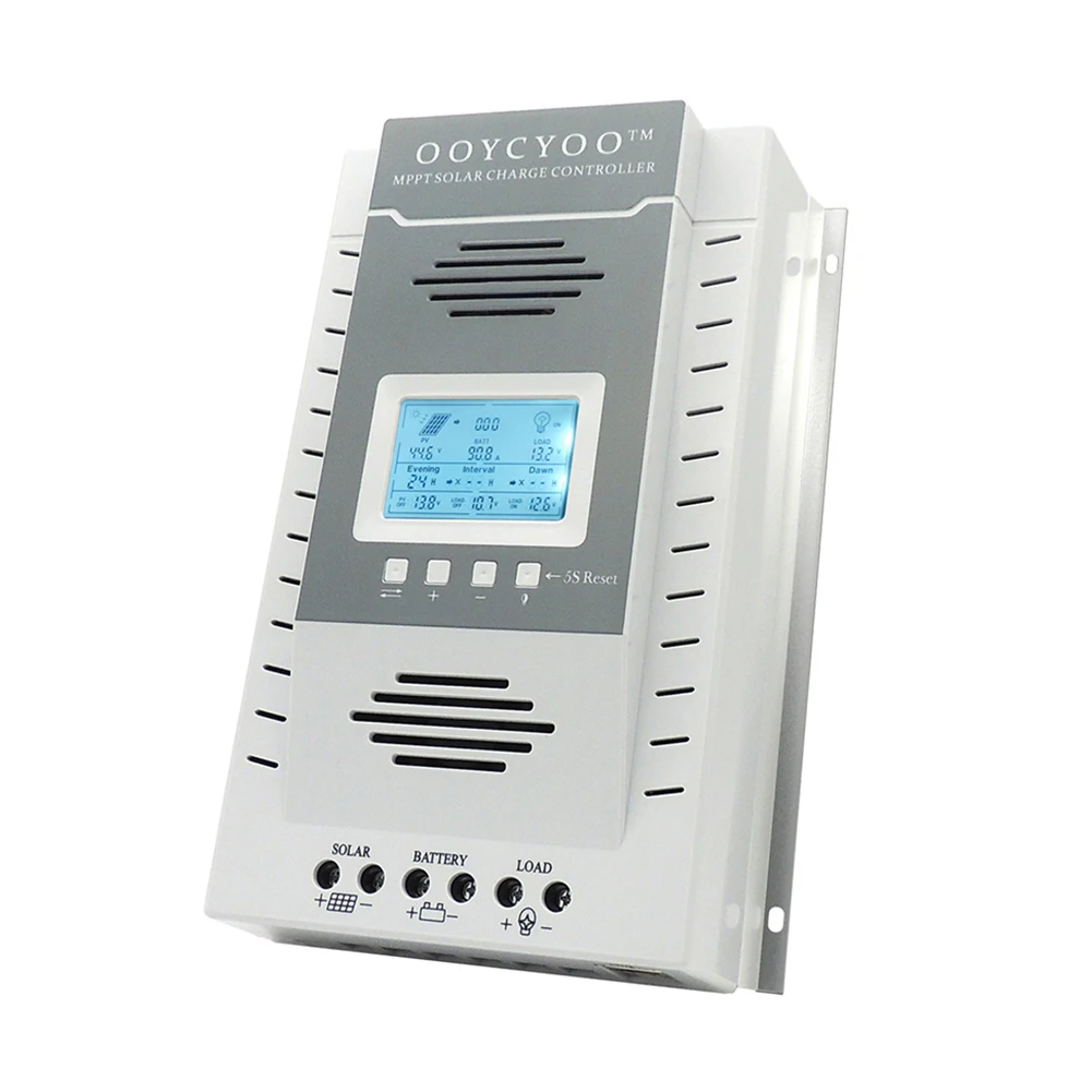 100A 80A 60A MPPT солнечная ЖК панель регулятор заряда 12 V/24 V USB5V|Генераторы