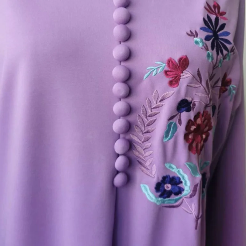 

Jellaba Dress Women hijab Embroidery Floral Kaftan Dubai 2021 Hooded Summer Fashion Elegant Long Dresses Robe Femme Moroccan
