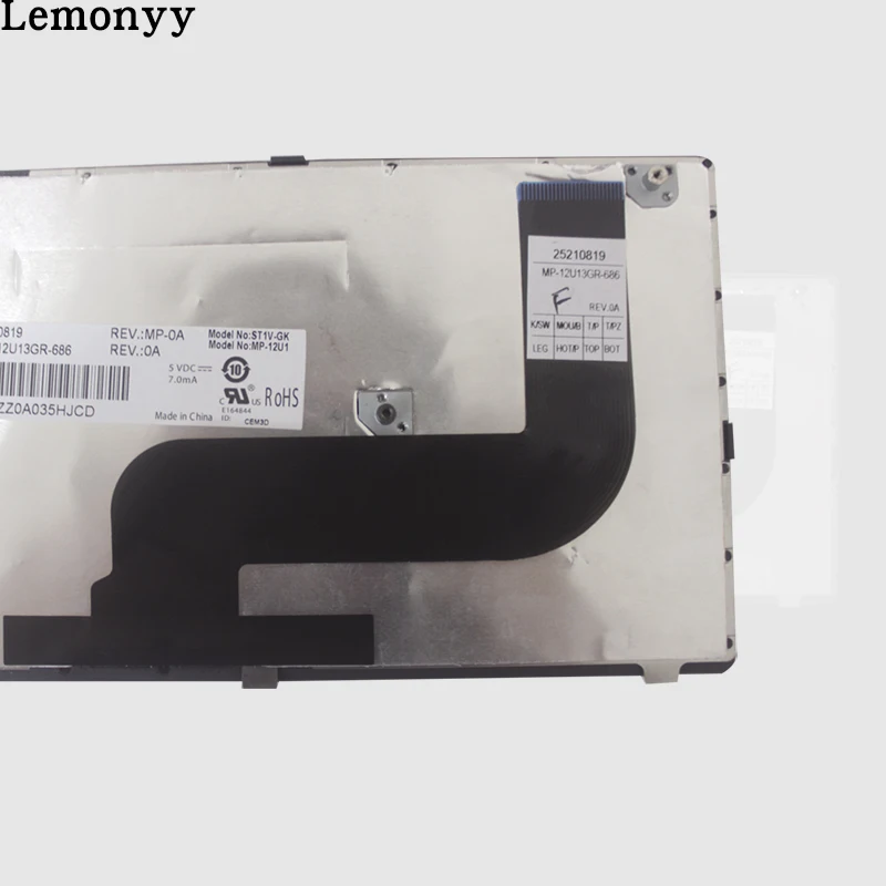 Новая американская клавиатура для lenovo IdeaPad Yoga 11s S210 S215 американская Клавиатура для ноутбука черный