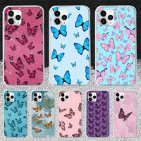 cute 3d relif butterfly phone case for iphone 12 13 mini se 2020 5 5s 6 6s plus 7 8 plus x xr xs 11 pro max fundas coque cover