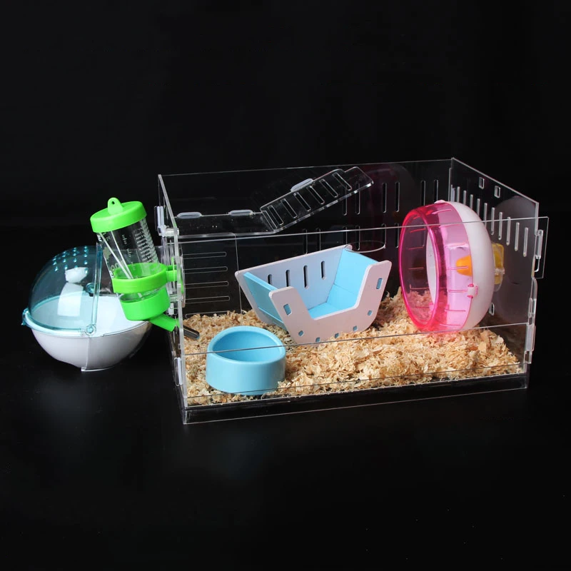 Поднос стиль хомяк дом акриловый двухслойный большой вилла посылка морская