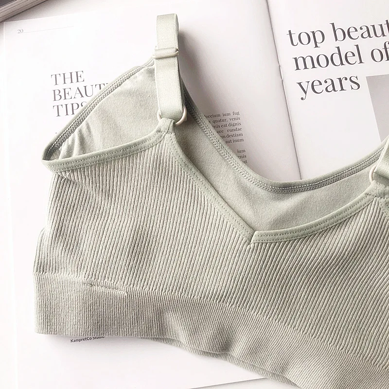 

Seamless Sports Bra Women Push Up Top for Fitness U Back Padded Vest Shockproof Running Gym Workout Yoga Bra